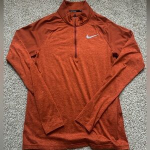 Nike Element Men’s Half Zip Running Track Jacket Orange Small